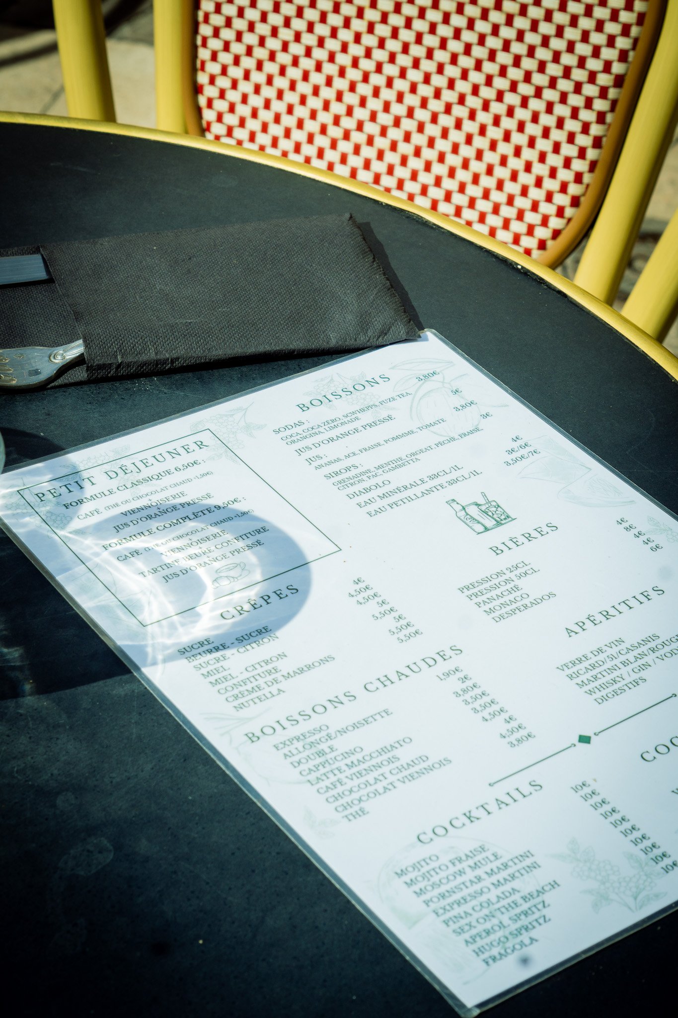 Ambiance du Caffè Clémenceau