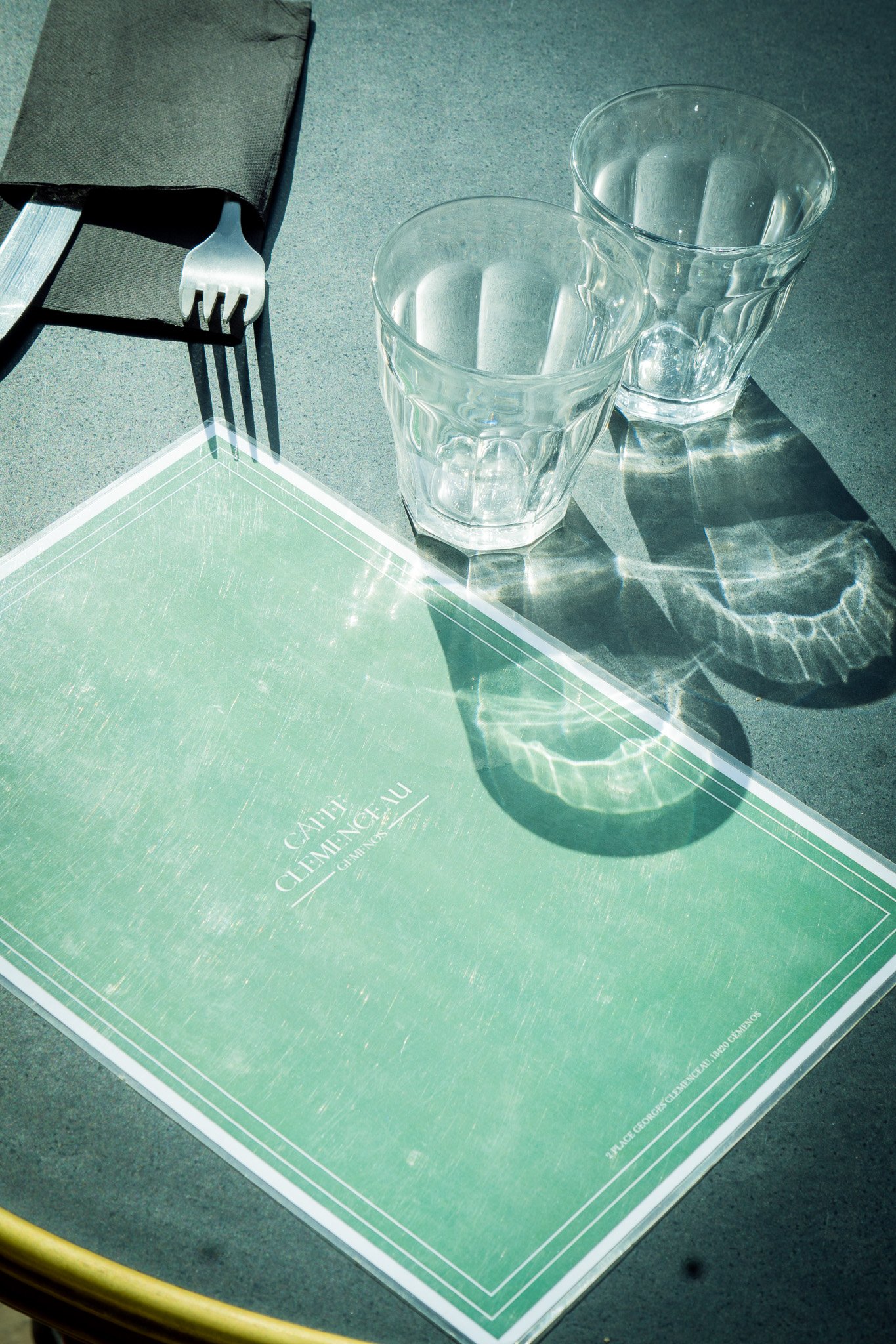 Intérieur du Caffè Clémenceau