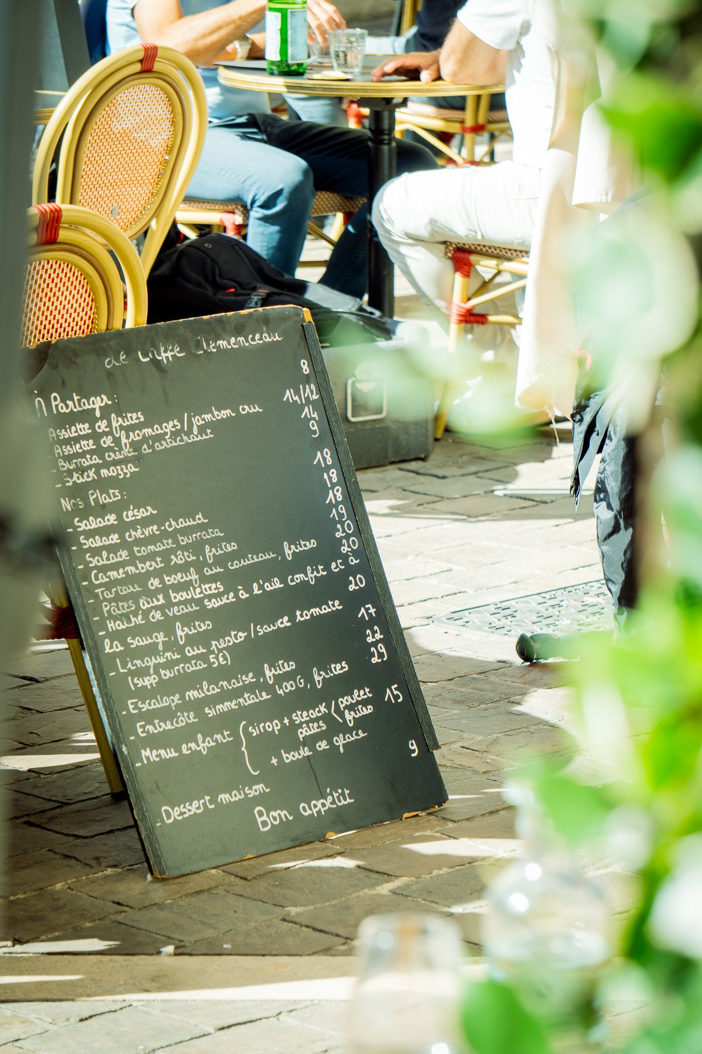 Desserts maison du Caffè Clémenceau